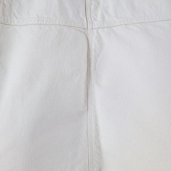 White‎ A-Line Denim Midi Skirt - Size 00P - Picture 4 of 7